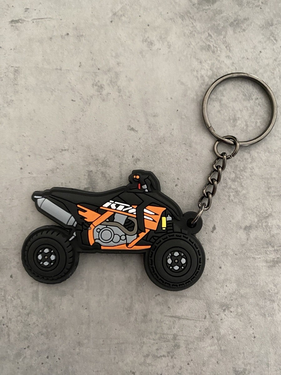 KTM ATV Quad Keyring Black