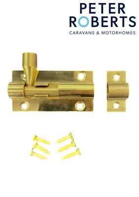 Messing 51 mm Bolzenriegel für Wohnwagen/Wohnmobil