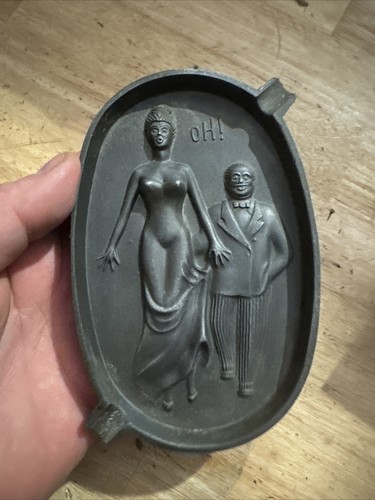 Funny Ashtray Home Office Work Desk Decoration Retirement Joke USA Made Metal US