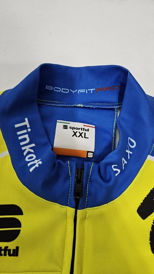 Camiseta deportiva de ciclismo Tinkoff Saxo Bank PRO Team hecha en EE. UU. para hombre talla 2XL XXL Foto 2 de 4