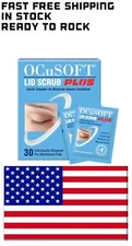 OCuSOFT Lid Scrub Plus Cleans Comforts Soothes Eyelids - 30 Individual Pads