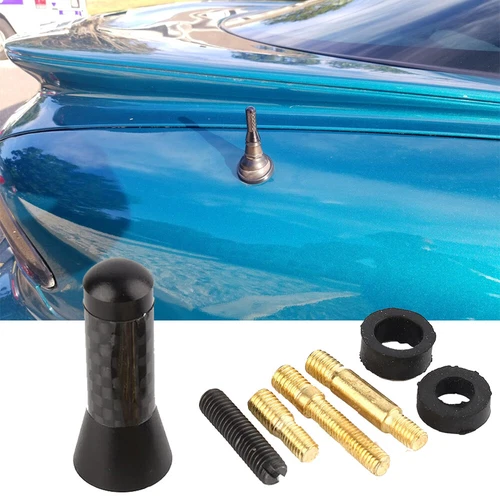 For Pontiac Firebird Carbon 1.4" Antenna Bee Sting Aerial AM/FM Radio Mast Kit