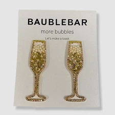 $48 Baublebar Women's Gold Mixed Stones More Bubble Earrings