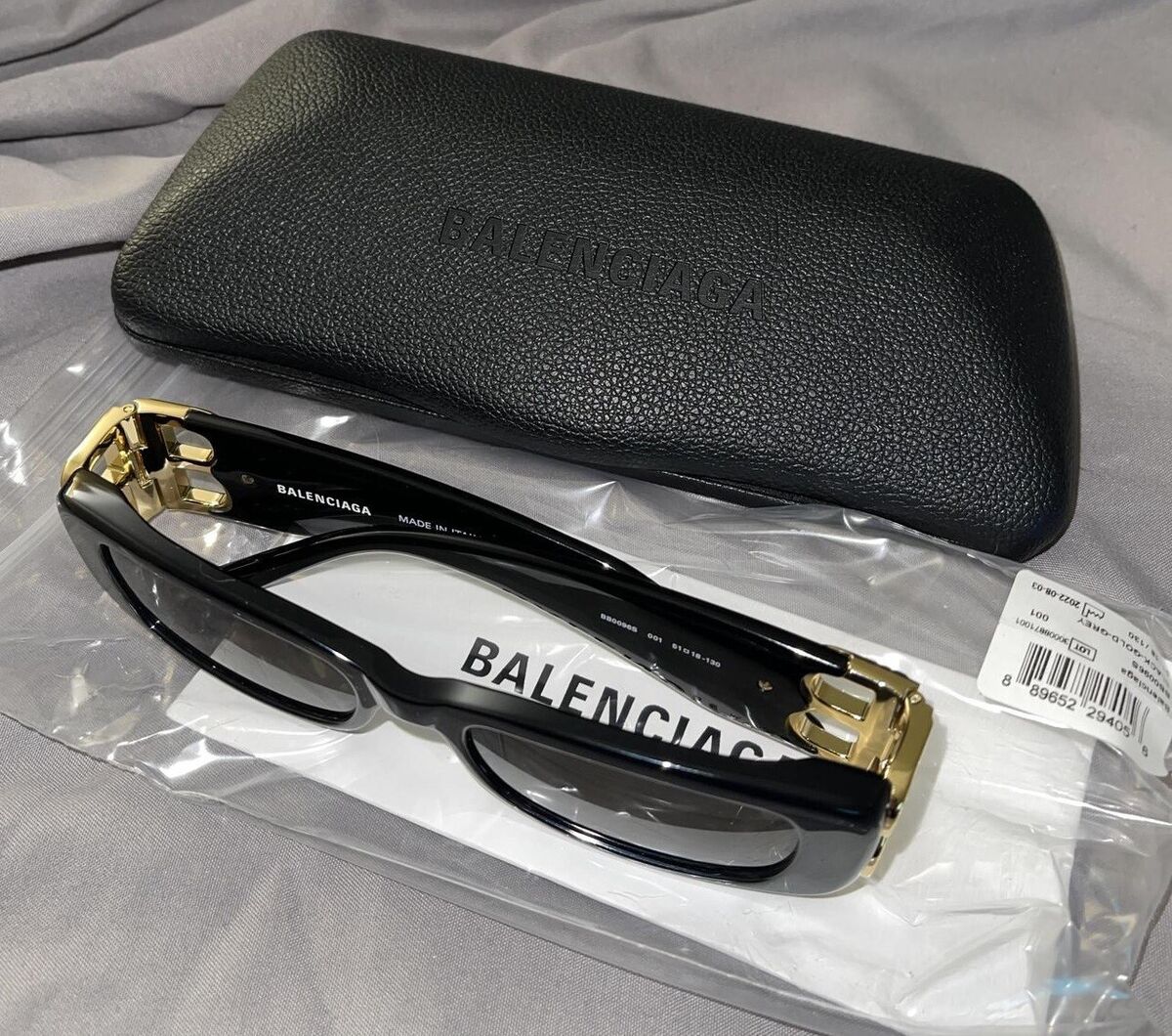 Balenciaga Sunglasses BB0096S 001 Black Gold 51/18/130 with Balenciaga Sunglasses BB0096S 001 Black Gold 51/18/130 with