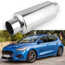2.5" Inlet/ 2.5" Outlet Muffler Exhaust Resonator For Ford Focus 1.5L/2.0L/2.3L