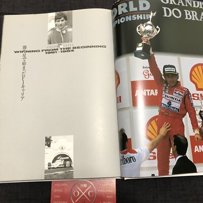 My Ten Years With Ayrton Senna Book Photo Vintage Honda McLaren