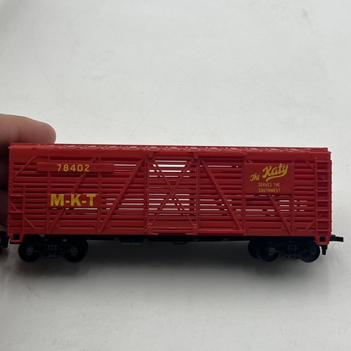 LIONEL HO SCALE THE KATY LIVESTOCK CATTLE CAR MKT #78402 IN BOX - LN EX++ - Picture 12 of 14