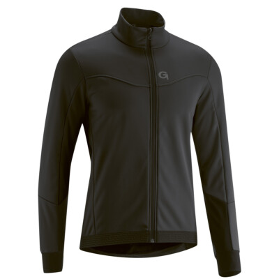 Gonso Silves Herren Winter Fahrradjacke Softshell-Jacke schwarz