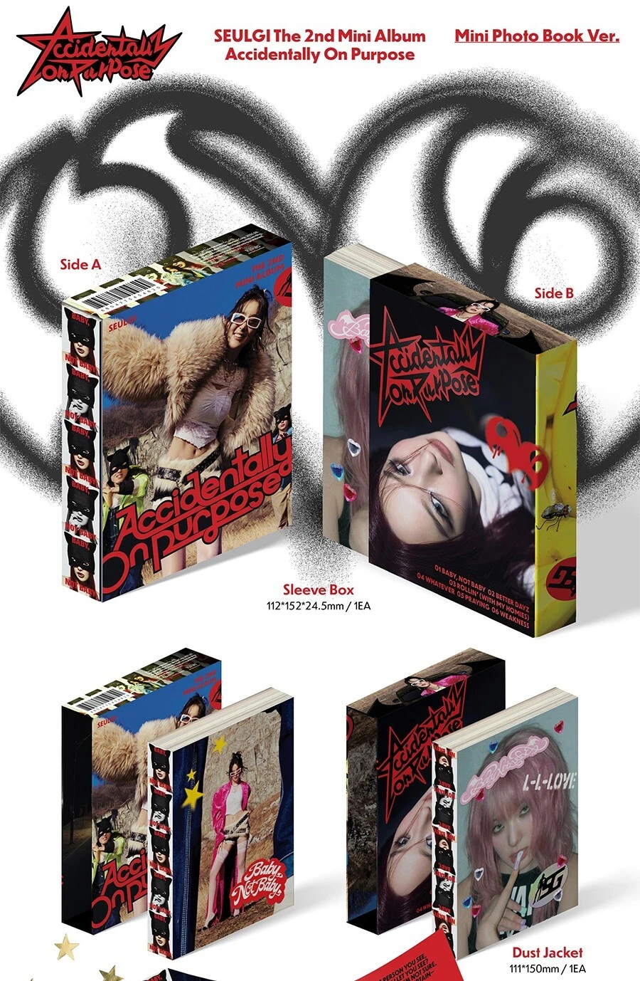SEULGI [ACCIDENTALLY ON PURPOSE] Album MINI PHOTO BOOK Ver./Mini