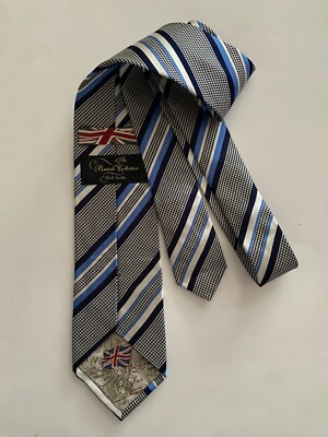 PUAL SMITH SILK TIE 58X3.25'' WIDE.NEW.ENGLAND.