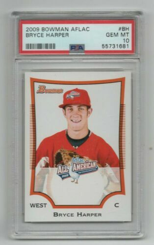 2009 Bowman BOWMAN AFLAC #BH Bryce Harper front