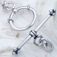 TG03 Toggle  23mm SILBER 925 Verschluss f. Kette u. Armband silver clasp 23mm