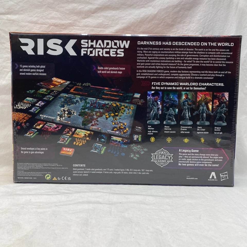 Risk Shadow Forces Board Game Avalon Hill 2022 New SW - Image 2 of 4