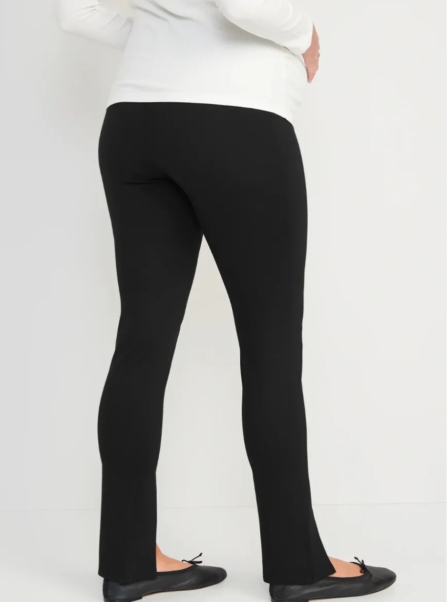 Old Navy MATERNITY Full-Panel Pixie Flare Split-H… - image 2