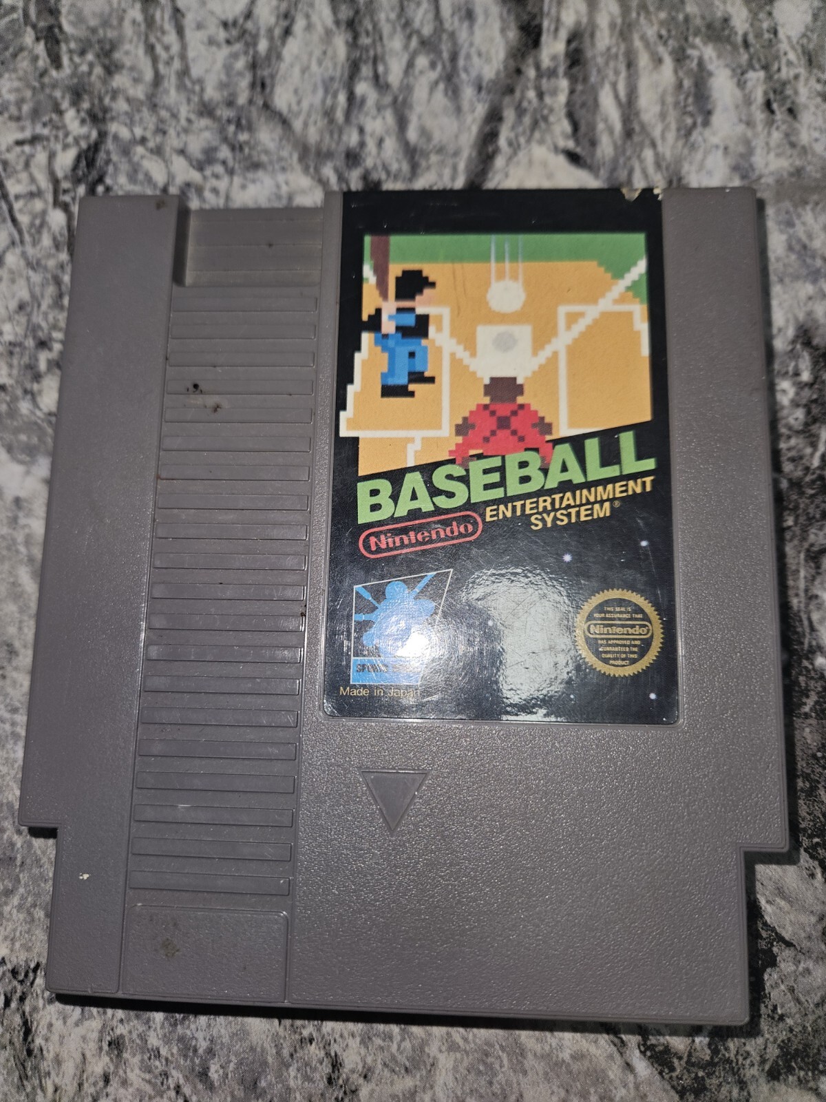 Baseball (Nintendo NES, 1988) Authentic Cart Only Tested 5 Screws