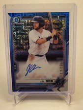 2021 Bowman - J.D. ORR Blue Mojo Auto /150