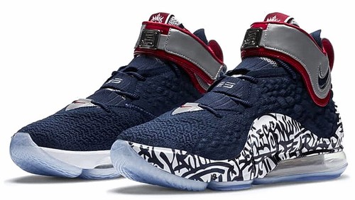 lebron 17 cold blue