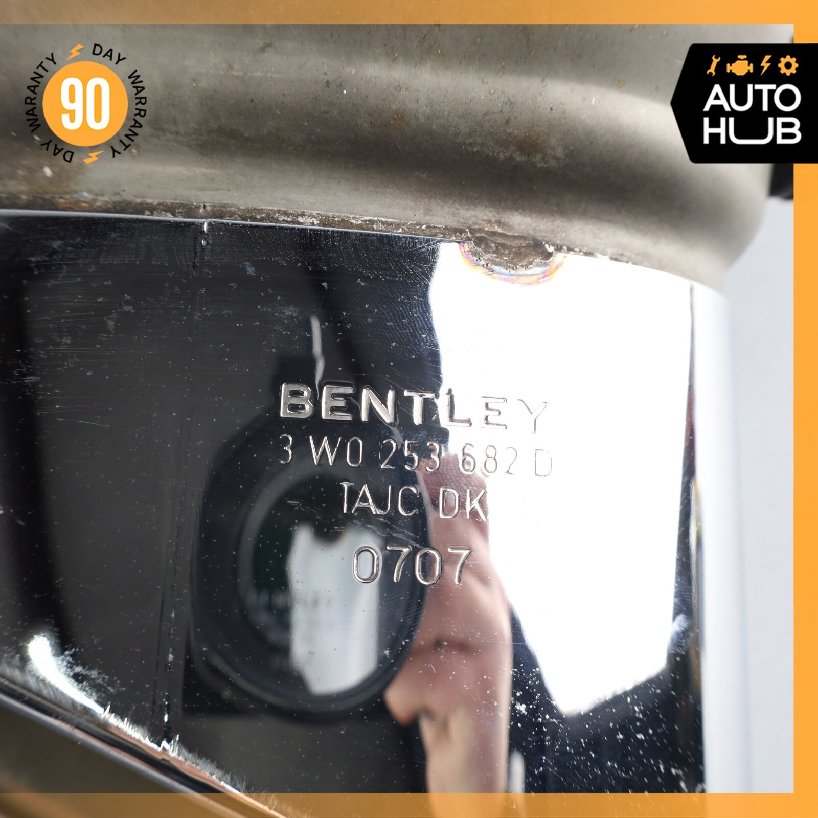 Bentley Continental GTC GT Exhaust Muffler Tips Left and Right Set OEM 63k