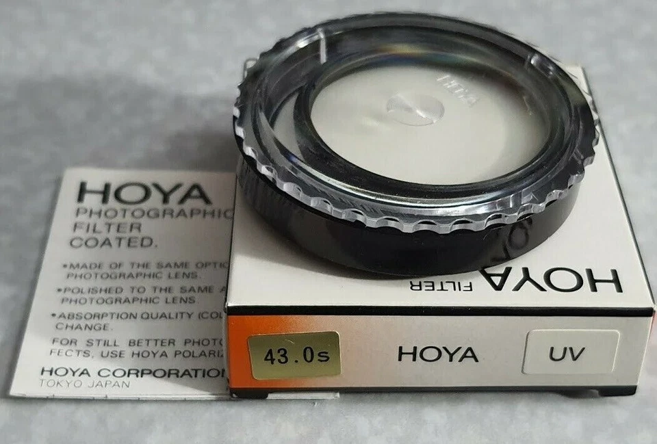 43mm Genuine OEM Hoya 43 mm UV Coated Glass Lens Protector Filter Japan Safety - Image 3 of 4