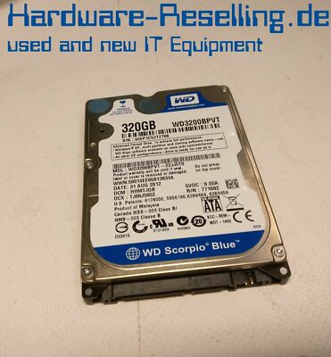 Western WD Scorpio Blue 320GB 5400 rpm SATA 2,5