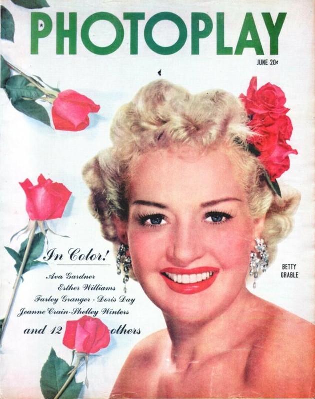 June 1951 Photoplay Movie Magazine Betty Grable 100% Complete