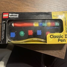 Lego Classic II 2 Pen NIB Vintage 2001 Red Writing System