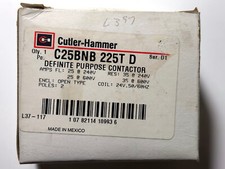 C25BNB225T Eaton / Cutler Hammer Contactor - 25 Amp / 2 Pole / 24V Coil