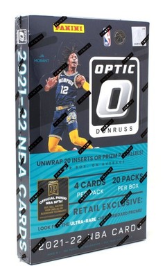 2021/22 PANINI DONRUSS OPTIC BASKETBALL RETAIL 24 BOX CASE BLOWOUT CARDS