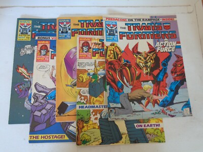 The TRANSFORMERS Comic - 5 Comic JOB LOT - No 155 to 159 - Date 1988 - UK Comic