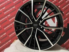 4 Cerchi in lega per Audi A4 A5 A6 Q3 Q5 19 pollici Mak neri union nuovi