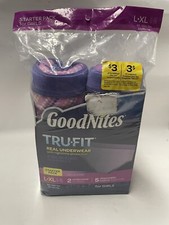 GoodNites TruFit Real Underwear W/ Nighttime Protection for Girls, L/XL