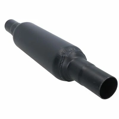 AB TOOLS Small Cherry Bomb Black Performance Exhaust Mid Centre Tail Pipe 3" Body Inline