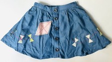 MATILDA JANE Fly A Kite Skirt Buttons Pockets Size 2 lined