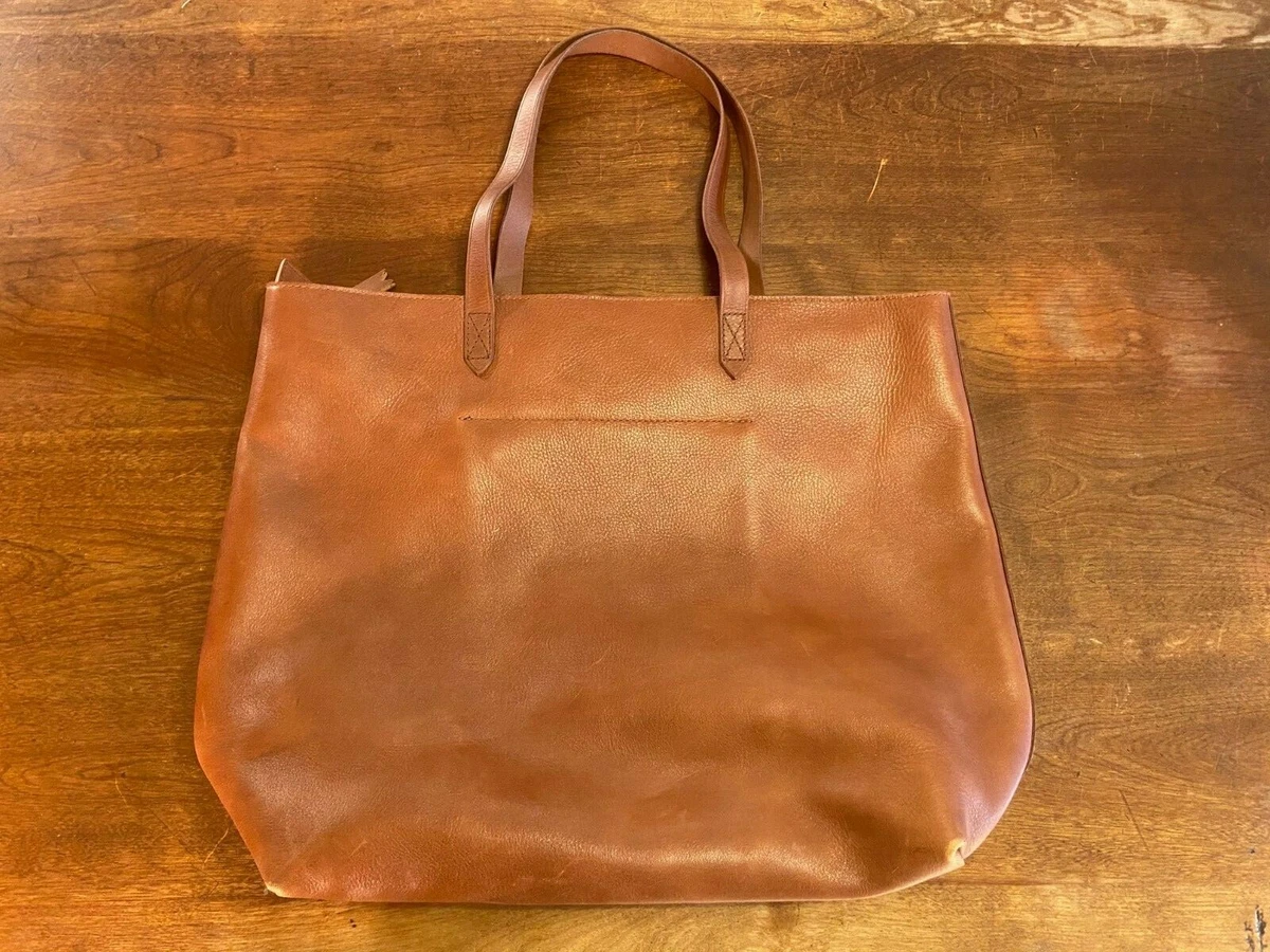 Buy Madewell The Medium Transport Tote English Saddle One Size at