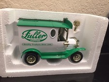 Fuller Brush Delivery Truck Bank D461 with Box and Key
