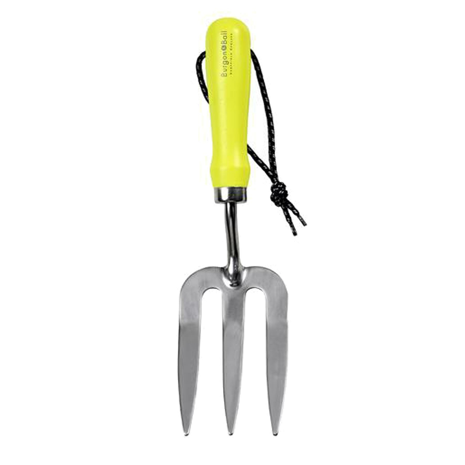 Burgon & Ball - FloraBrite Hand Fork - Neon Yellow