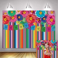 Mexicana Party Backdrop Cinco De Mayo Fiesta Theme Party Background