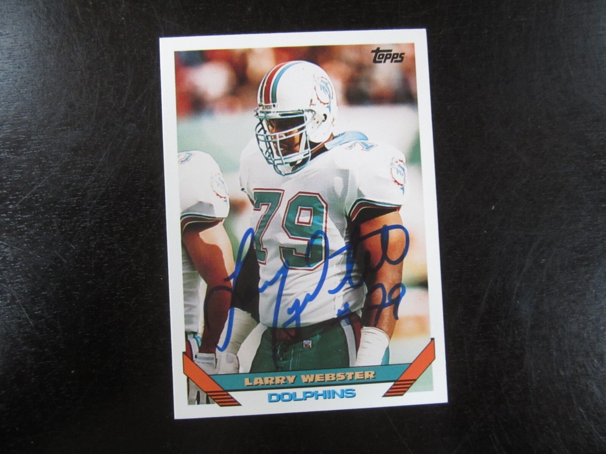 1993 Topps # 488 Larry Webster Autograph Signed Auto Card (M2