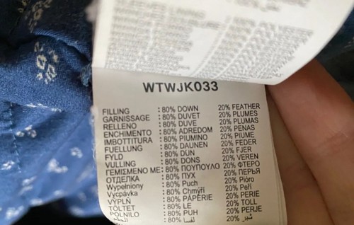 Roxy Cold Paradise Down & feather Water Repellent Cotton Coat sz S UK 8-10 £220 - Picture 11 of 12