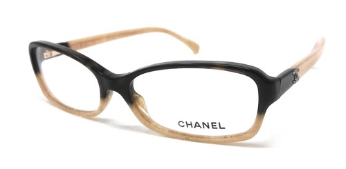 OCCHIALI DA VISTA DONNA CHANEL CH 3181 1196 MARRONE E BEIGE RETTANGOLARE |  eBay