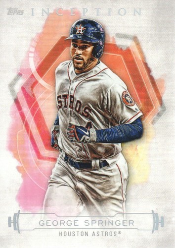 2019 Topps Inception Baseball #24 George Springer
