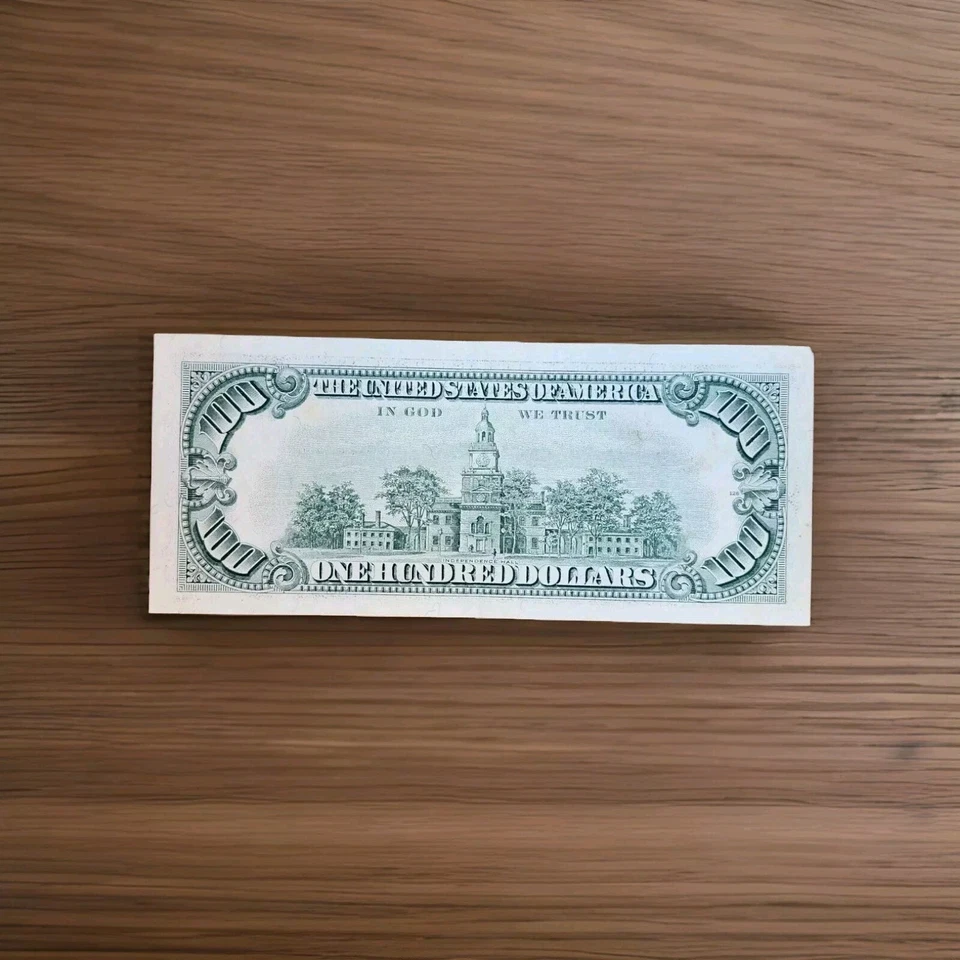 Fancy $100 Hundred Dollar Vintage Bill 1988 B District New York Very Cool Rating - Image 4 of 4