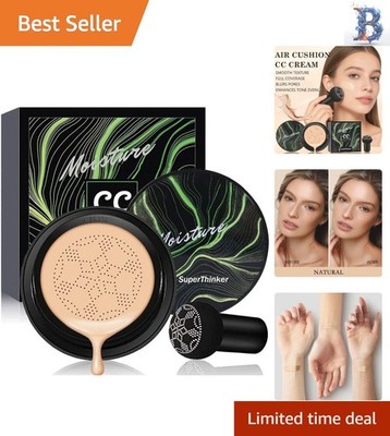 Lightweight Color Correcting CC Cream - Natural Finish for All Skin Types, 0.7oz