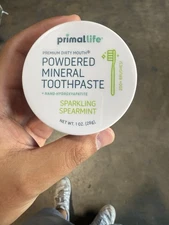 5 Pack Primal Life  Dirty Mouth Powdered Mineral Toothpaste Sparkling Spearmint