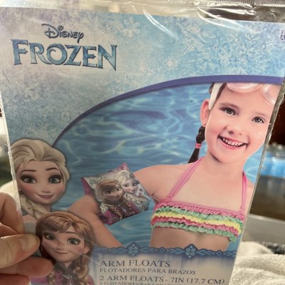 Disney Frozen Inflatable Swimming Pool Arm Floats 1pair 7in Anna & Elyse