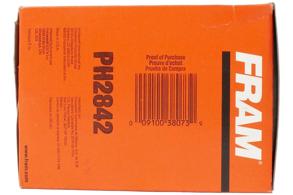 Filtro de aceite de repuesto FRAM Extra Guard para Porsche 911 1975-90 modelo ID PH2842 Foto 4 de 4
