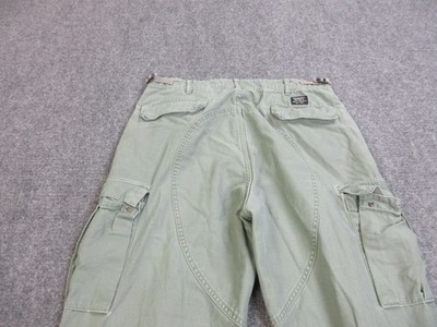 Supreme Cargo Pants Mens 32 Green Utility Drawstring Hem Multi