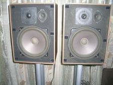 2 Boxen Expert T 80, Retro, 50 / 80 Watt, 4 Ohm, 3 Wege, W.Germany.