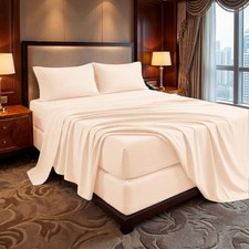 Hotel Collection Queen Sheet Set - 4-Piece Ultra-Soft Microfiber, Extra Deep ...