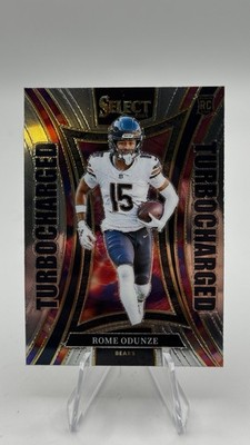 2024 Panini Select - Turbocharged Rome Odunze #22 (RC) | eBay